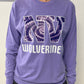 NV Wolverines Tie Dye Comfort Colors Long Sleeve