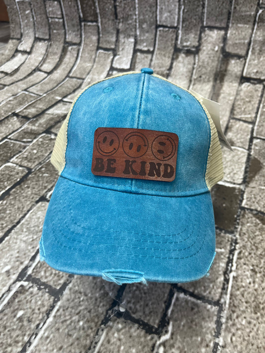 "Be Kind" Smiley Face Snapback Hat