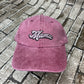 "Mama" Maroon Pigment Dyed Hat
