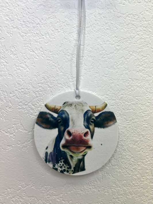 Cow Round Air Freshener