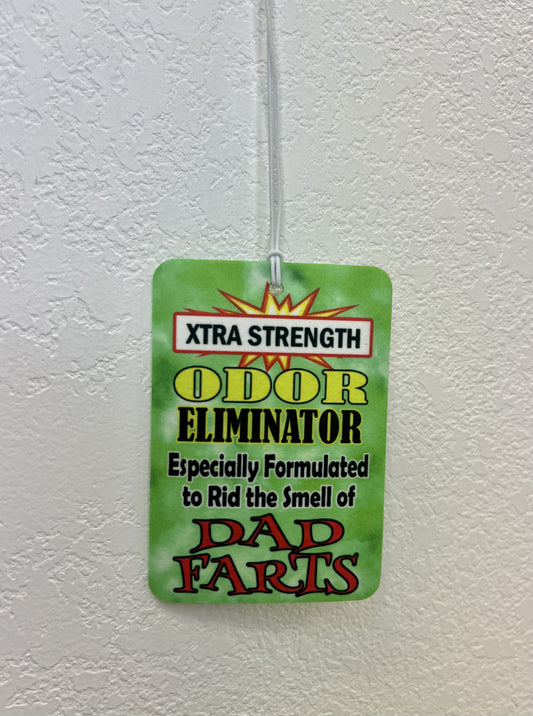 Dad Fart Odor Eliminator Rectangle Air Freshener