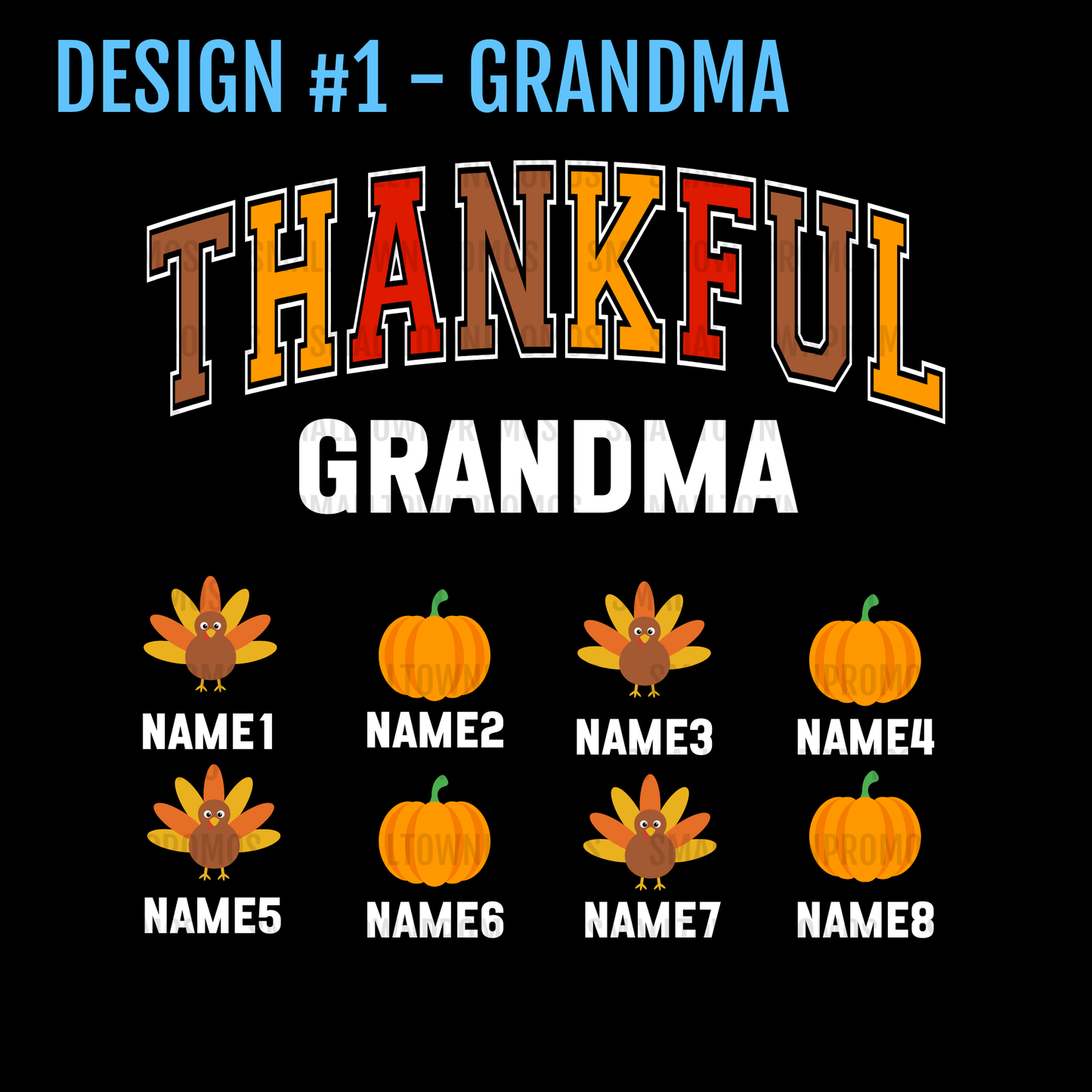 Custom Name - Thankful Apparel