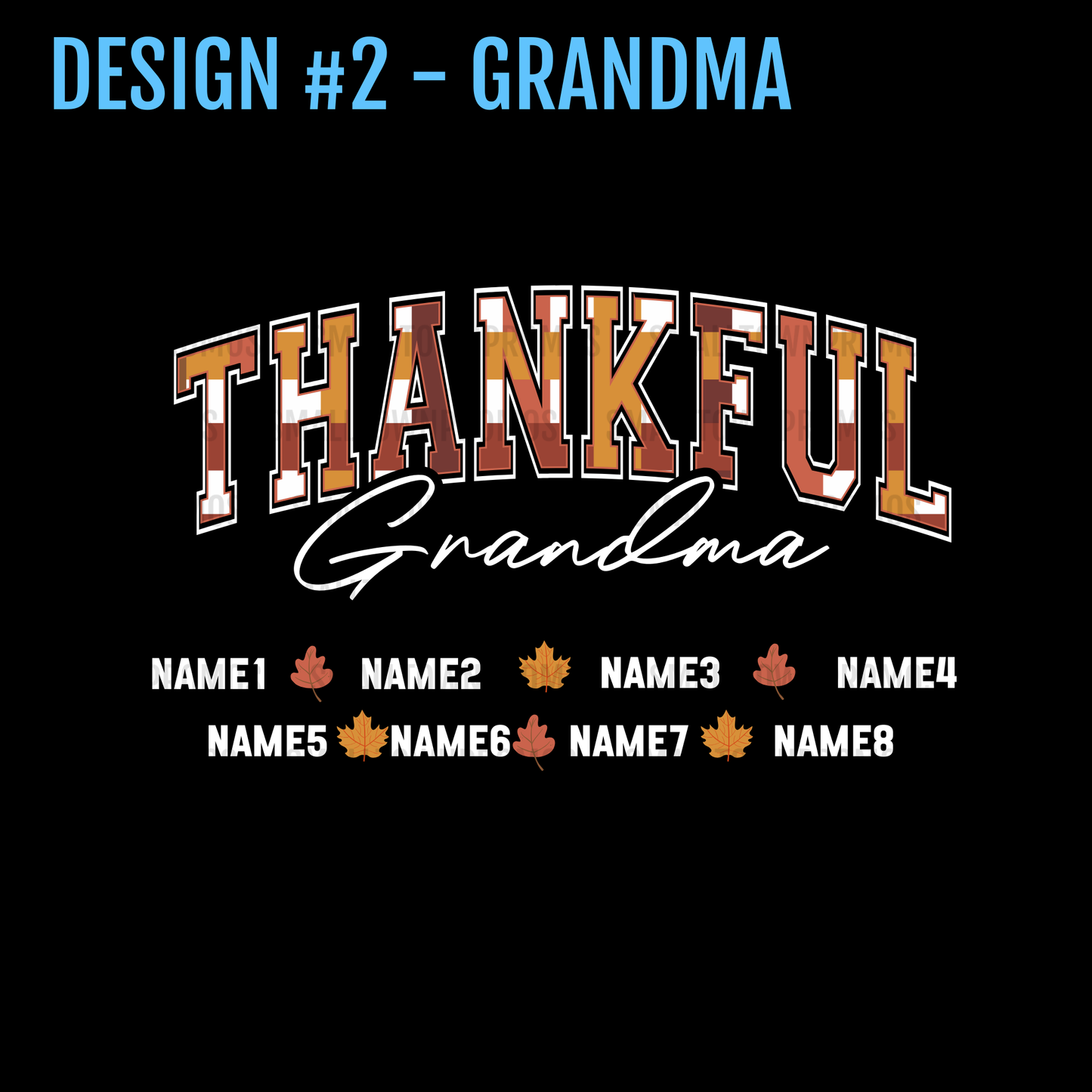 Custom Name - Thankful Apparel