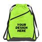 Zip-It Drawstring Bag with Adjustable Straps