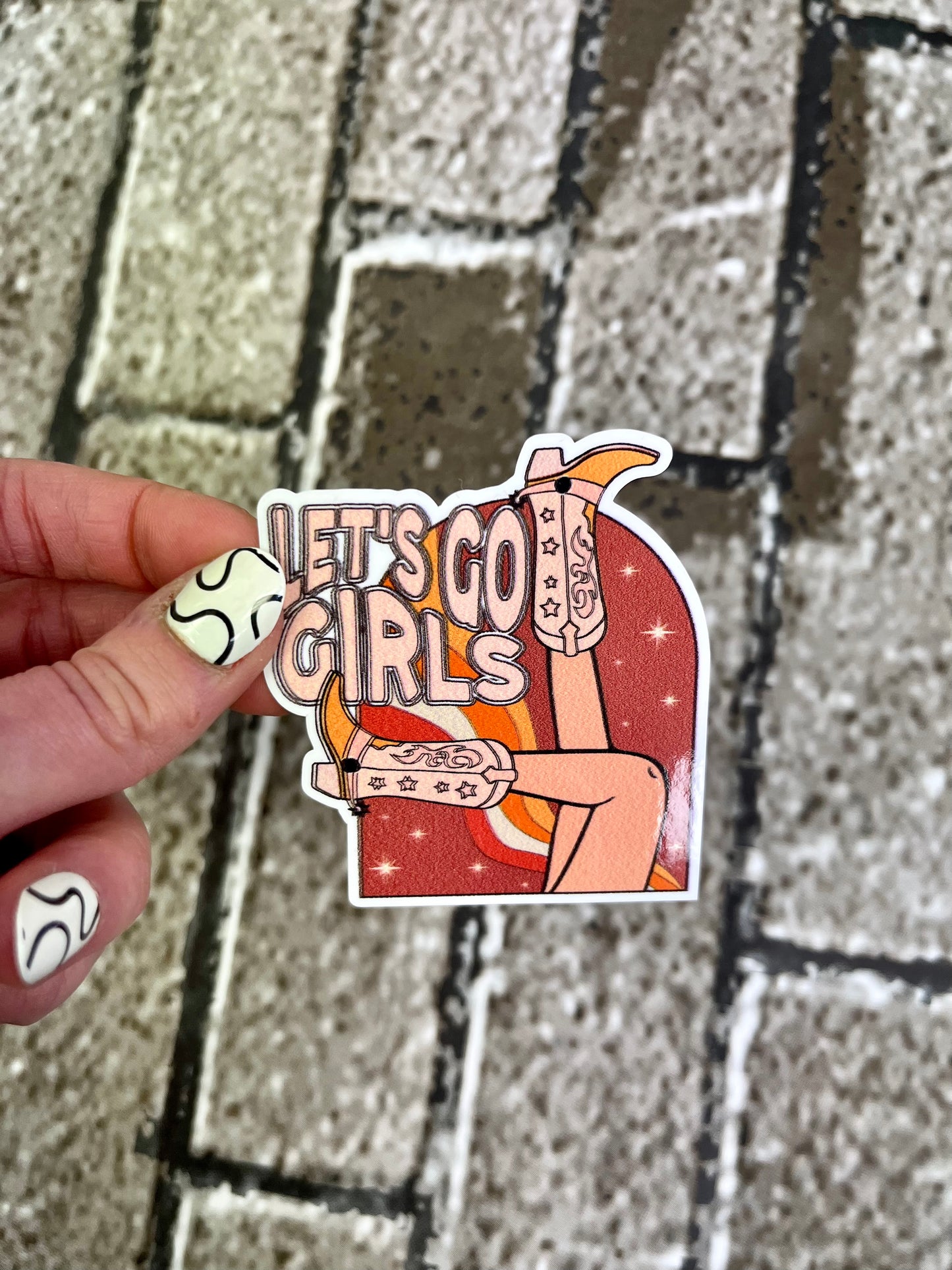 "Let's Go Girls" Vinyl Sticker