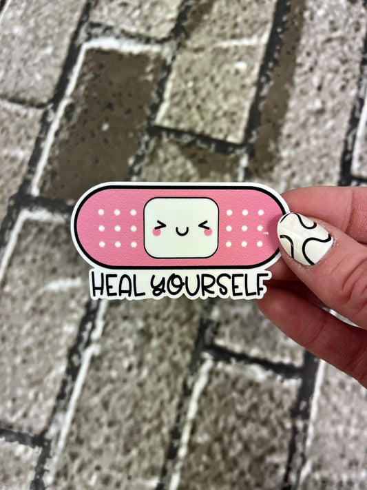 "Heal Yourself" Vinyl Sticker
