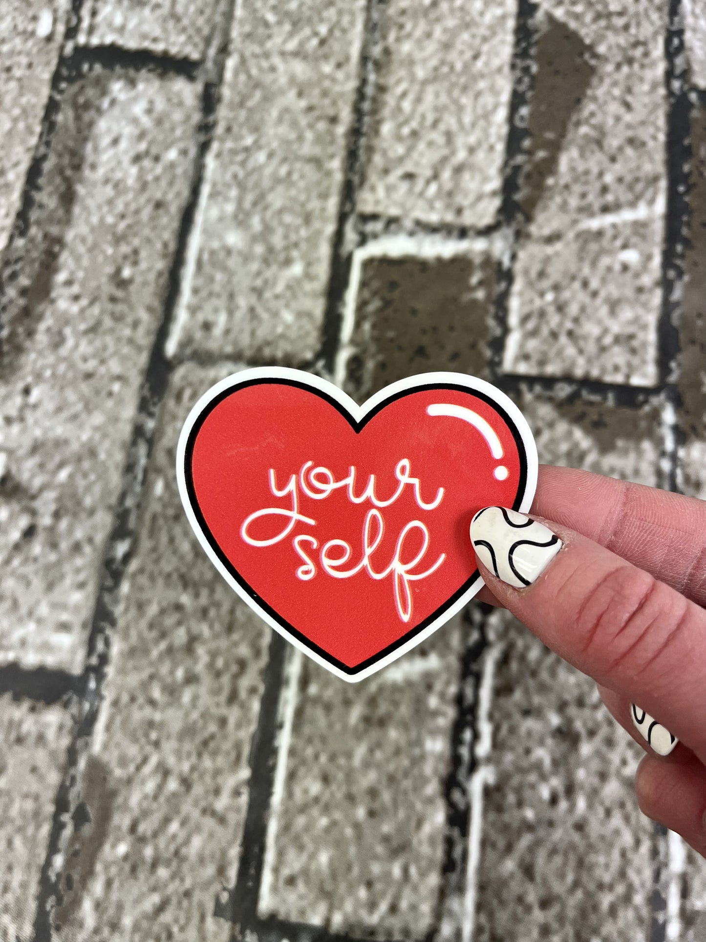 "Love Yourself" Vinyl Sticker