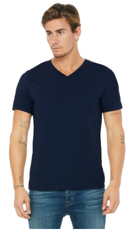 Bella+Canvas Adult Unisex Jersey Short Sleeve V-Neck T-Shirt