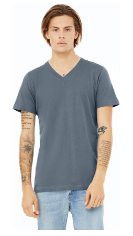 Bella+Canvas Adult Unisex Jersey Short Sleeve V-Neck T-Shirt
